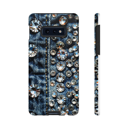 Blue Jean Queen Rhinestone Bling Phone Case