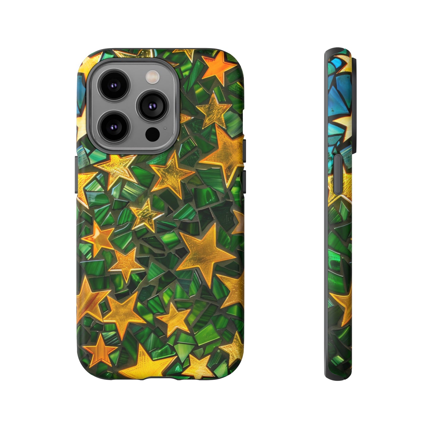 Green Celestial Stained Glass Mosaic Phone Case