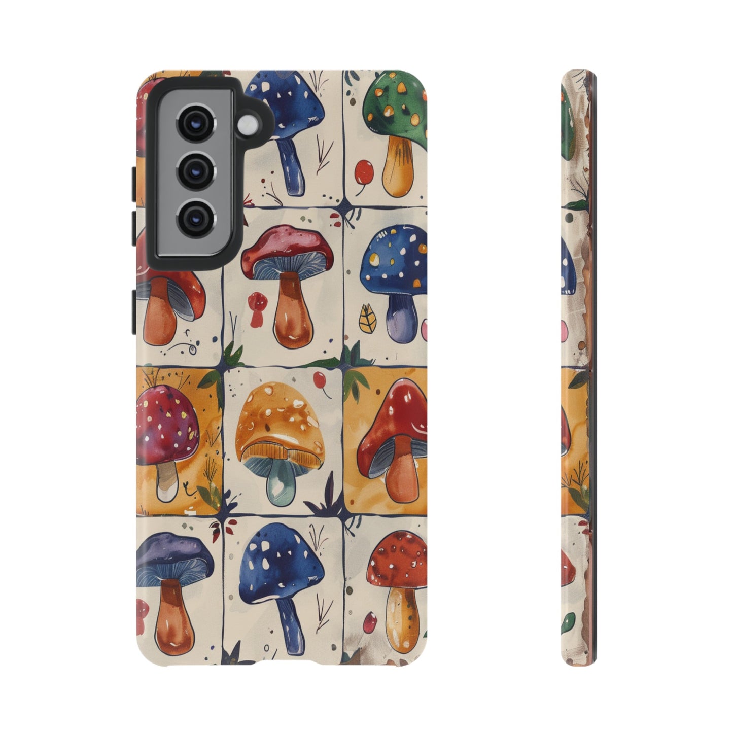 Trippy Magic Mushroom Toadstools Phone Case