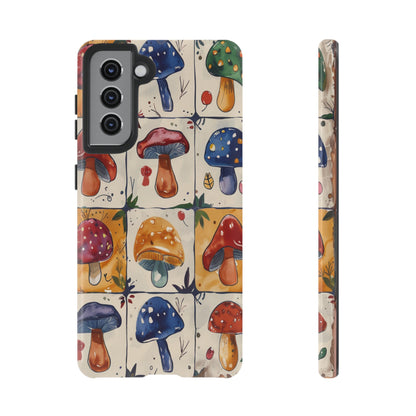 Trippy Magic Mushroom Toadstools Phone Case