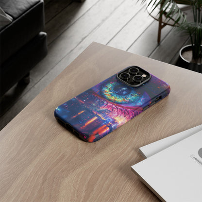 Eye of the Beholder Cyberpunk Art Phone Case