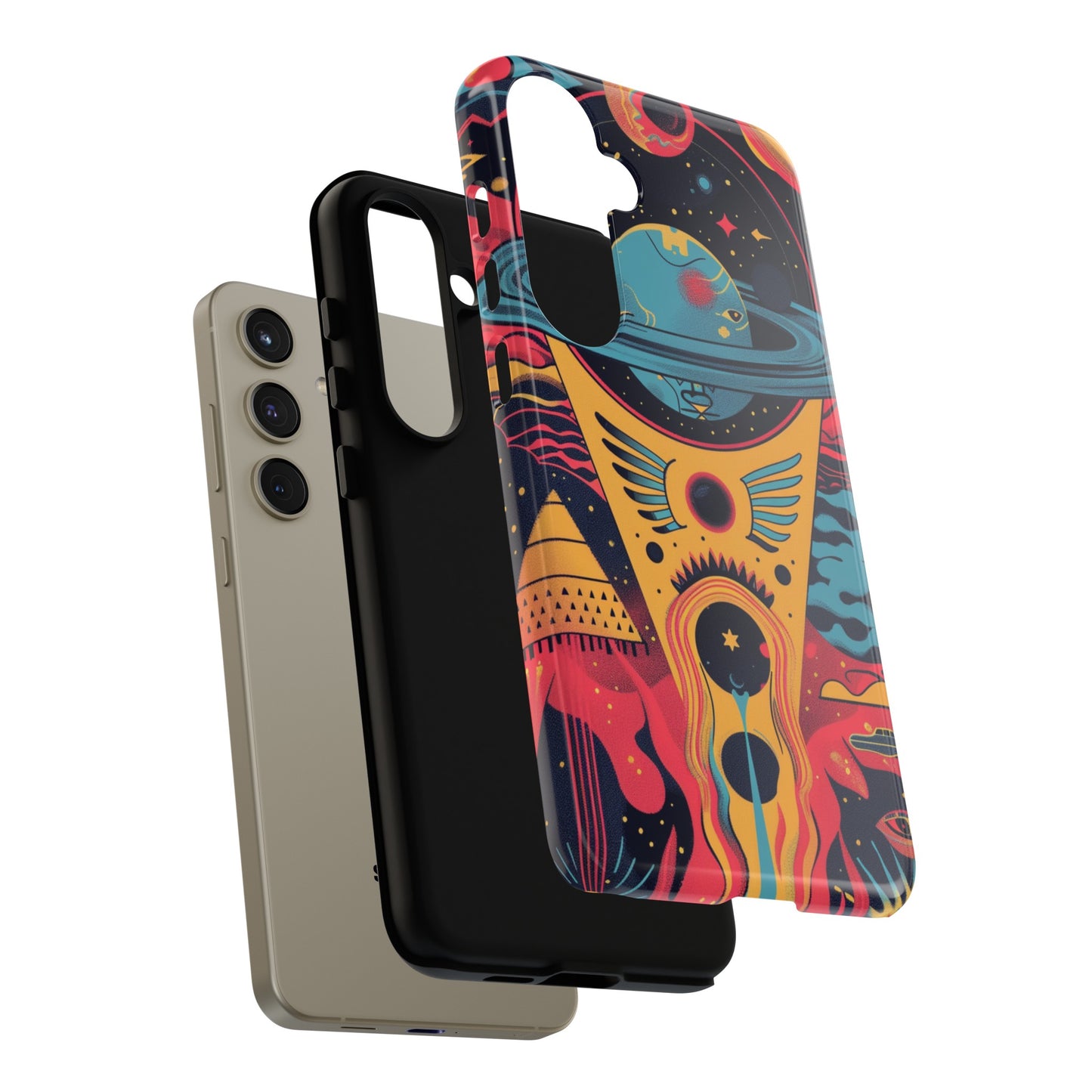 Cosmic Journey Space and Time Phone Case