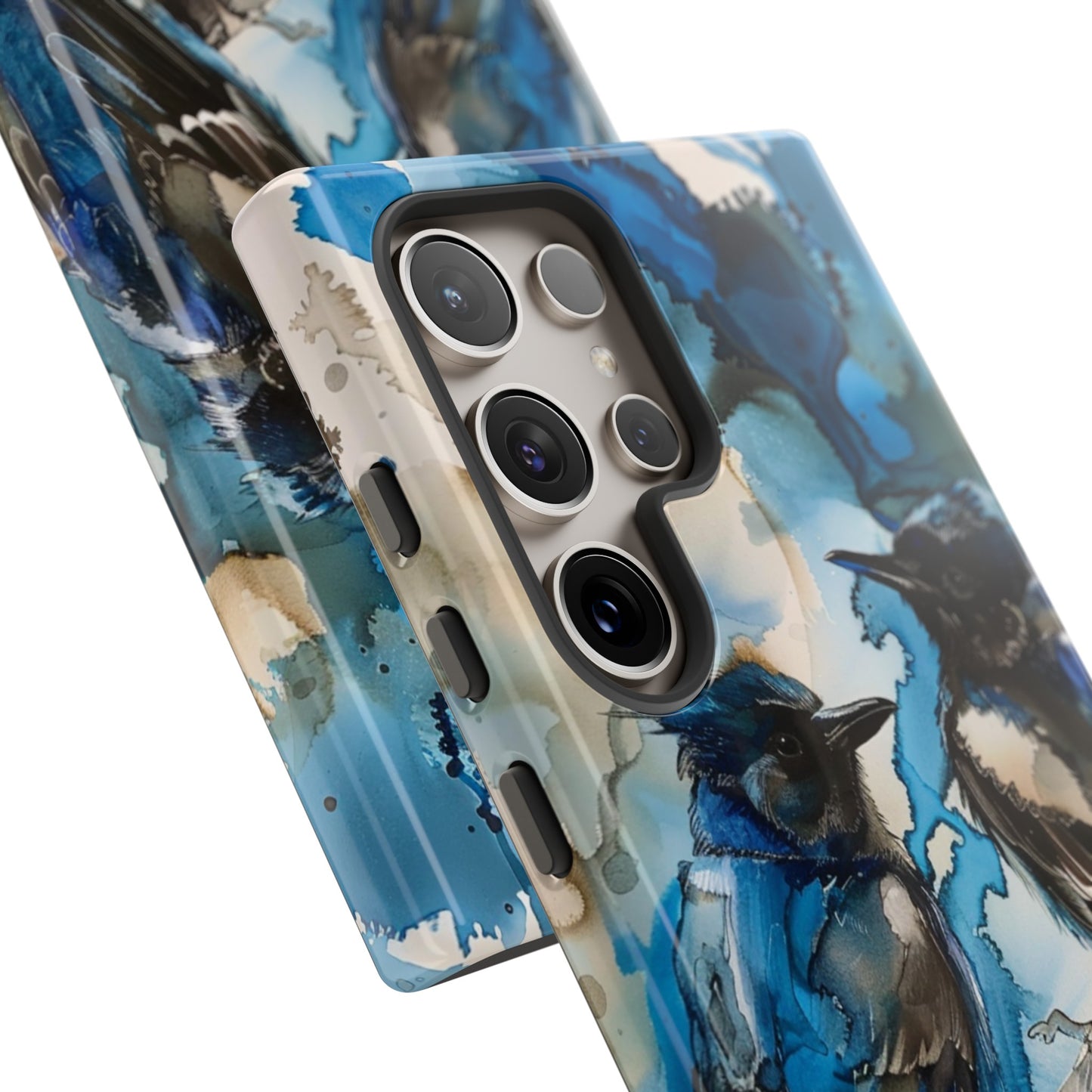 Blue Bird Watercolor iPhone Case
