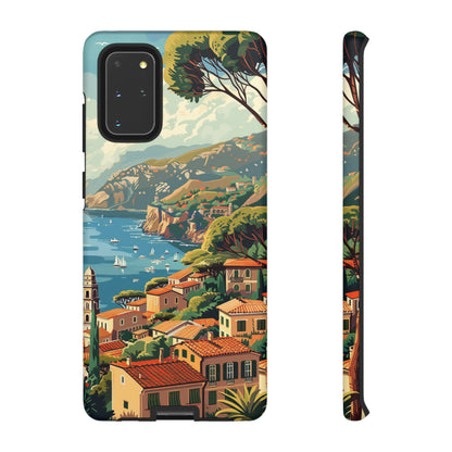 Midcentury French Riviera Landscape Painting Phone Case