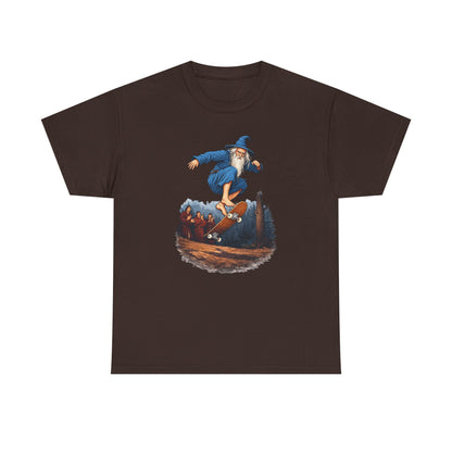 Wizard Skateboarding Fantasy T Shirt Magical Street Style Tee