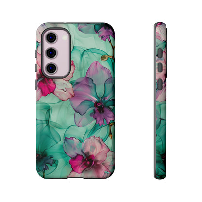 Watercolor Floral Orchids Phone Case