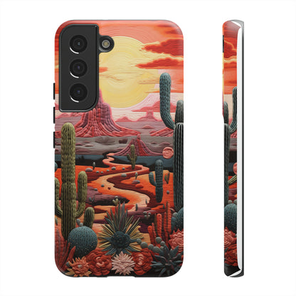 Cactus Desert Sunset Phone Case