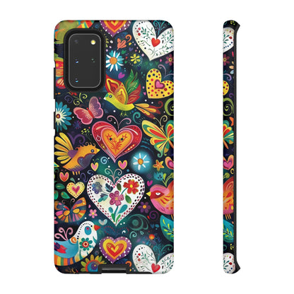 Floral Butterfly Magic Hearts Phone Case