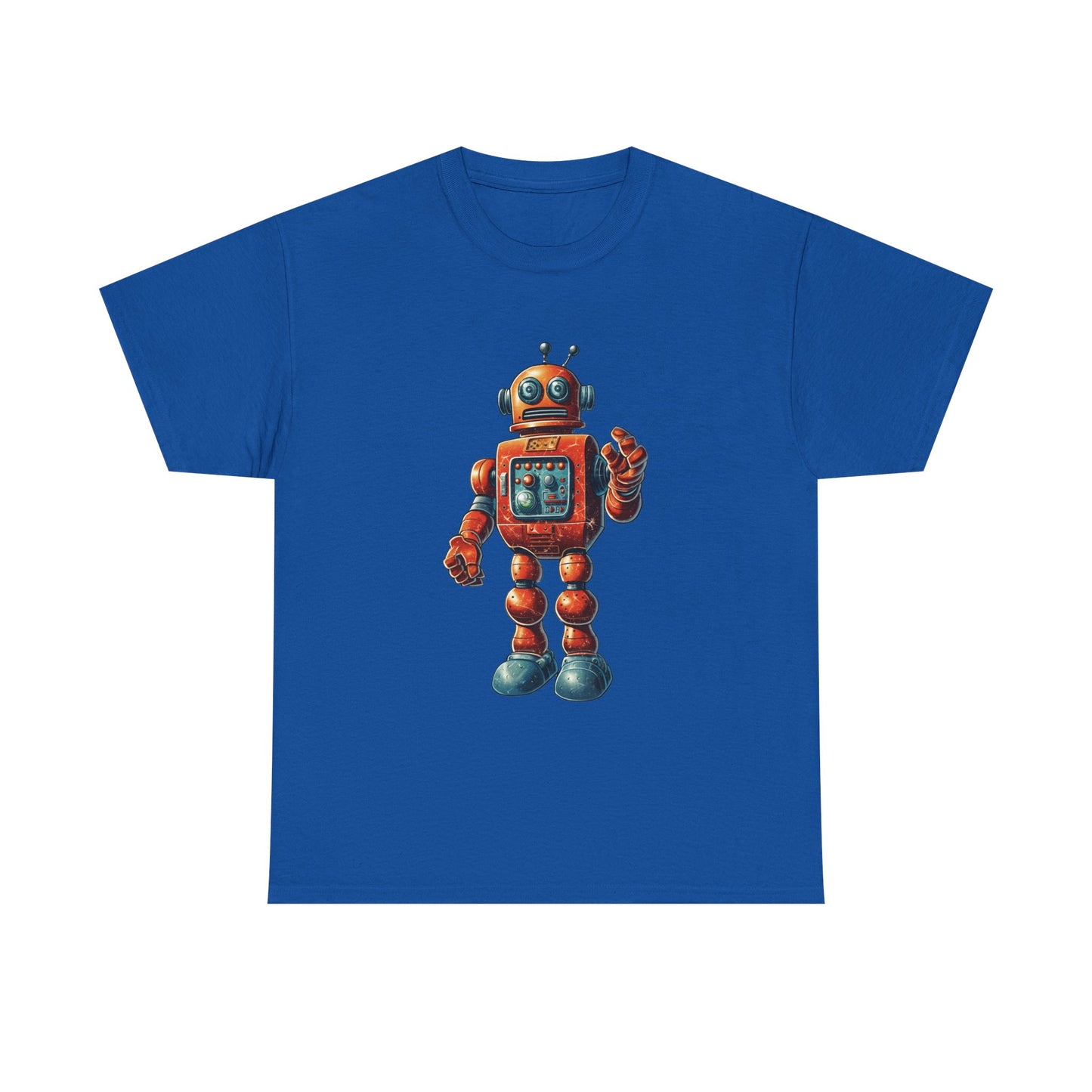 Cute Vintage 60s Robot Toy Sci Fi T Shirt Retro Space Nerd Tee