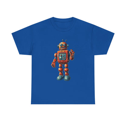 Cute Vintage 60s Robot Toy Sci Fi T Shirt Retro Space Nerd Tee