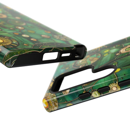 Green Celestial Stained Glass Mosaic Phone Case