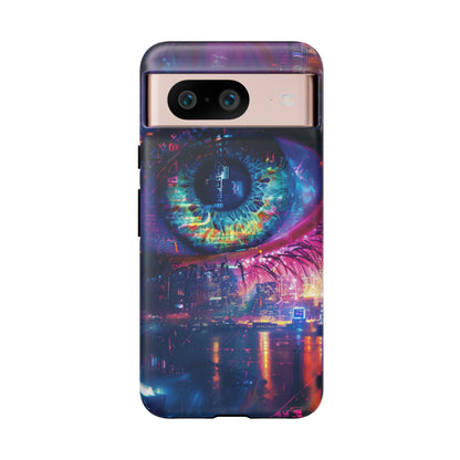 Eye of the Beholder Cyberpunk Art Phone Case