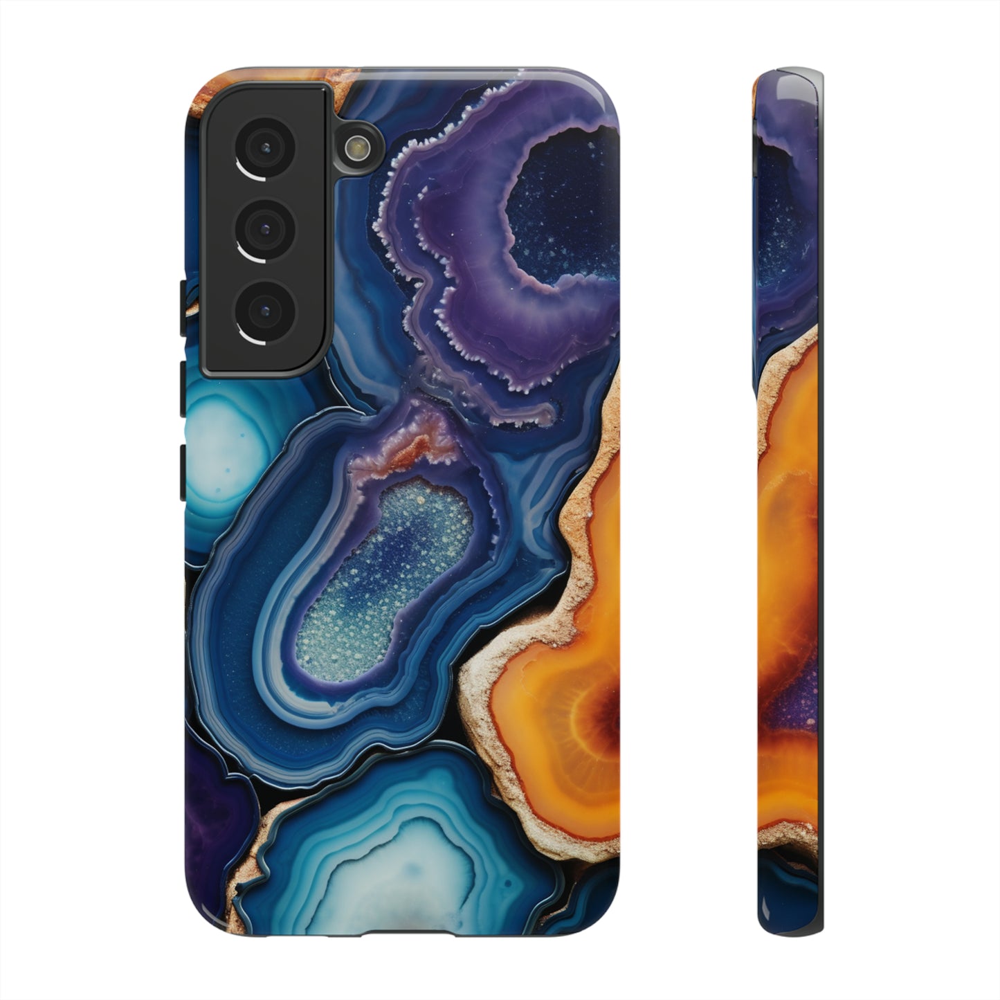 Agate Slice Geode Elegance: Natural Beauty Phone Case