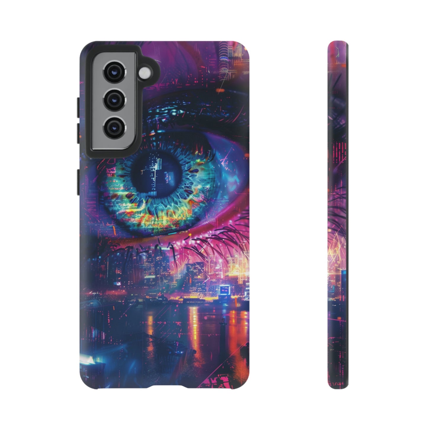 Eye of the Beholder Cyberpunk Art Phone Case