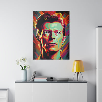 David Bowie Pop Art  | Stretched Canvas Print