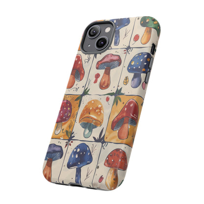 Trippy Magic Mushroom Toadstools Phone Case