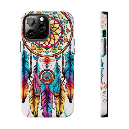 Psychedelic Native American Dreamcatcher iPhone Case | Fusion of Art and Cultural Heritage