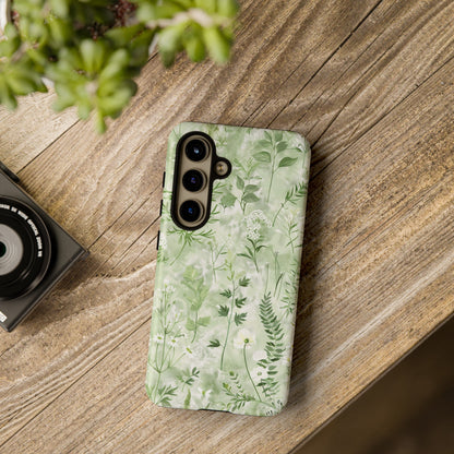 Floral Sage Green Wildflower Phone Case