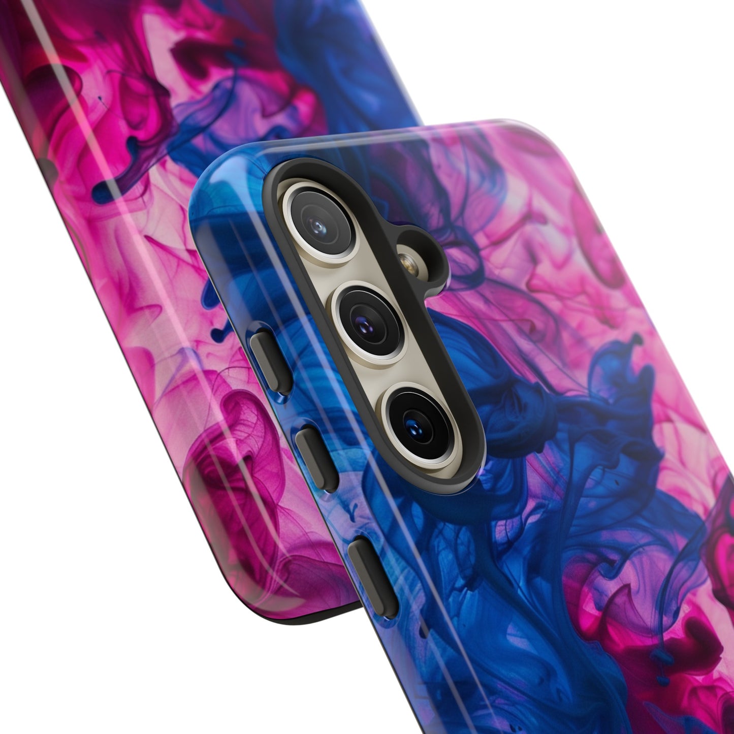 Magenta and Blue Color Explosion Phone Case