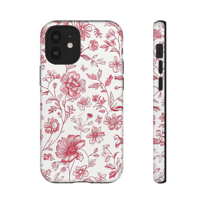 Pink Floral Wildflower Phone Case