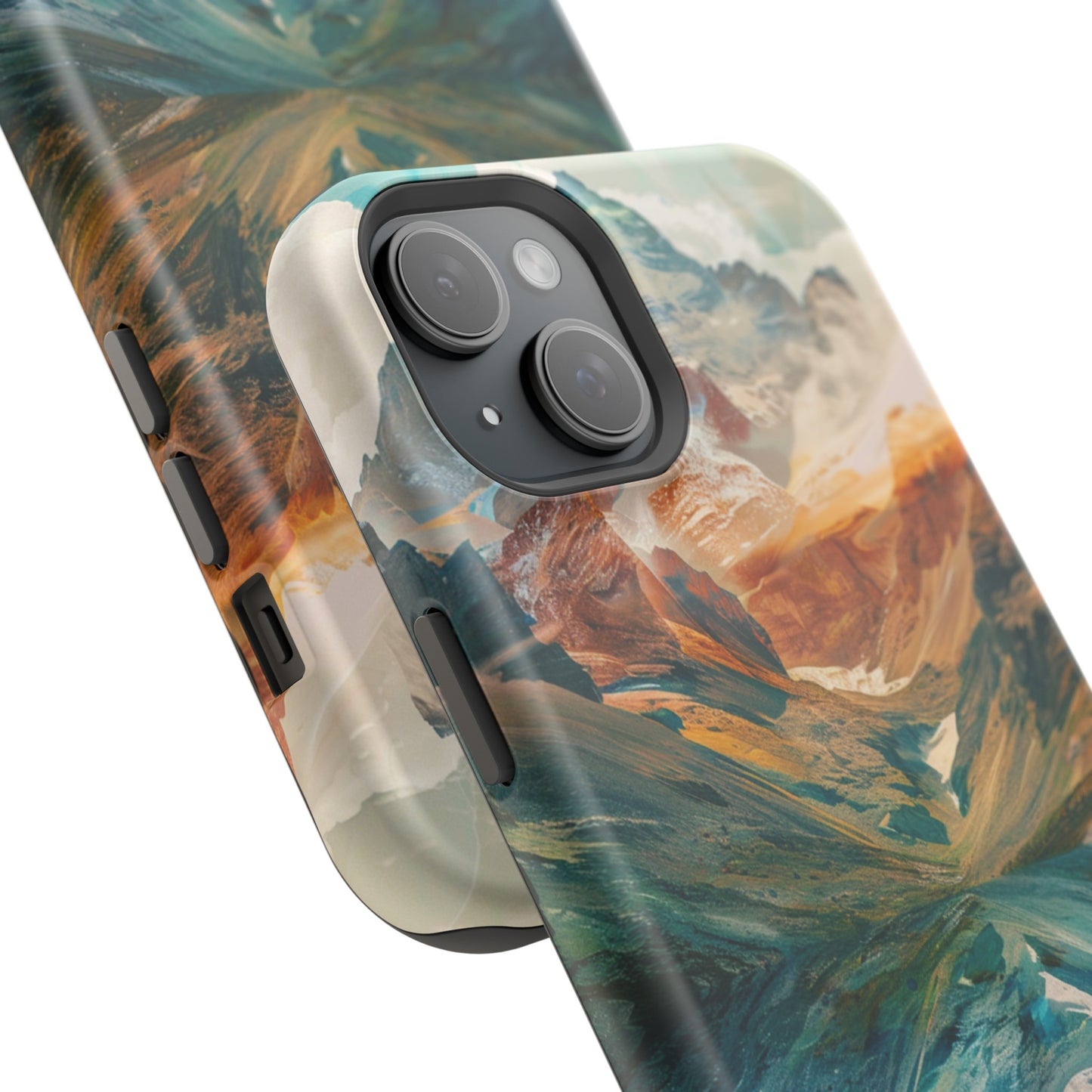 Reflections Mountain Sunset Lake MagSafe Phone Case