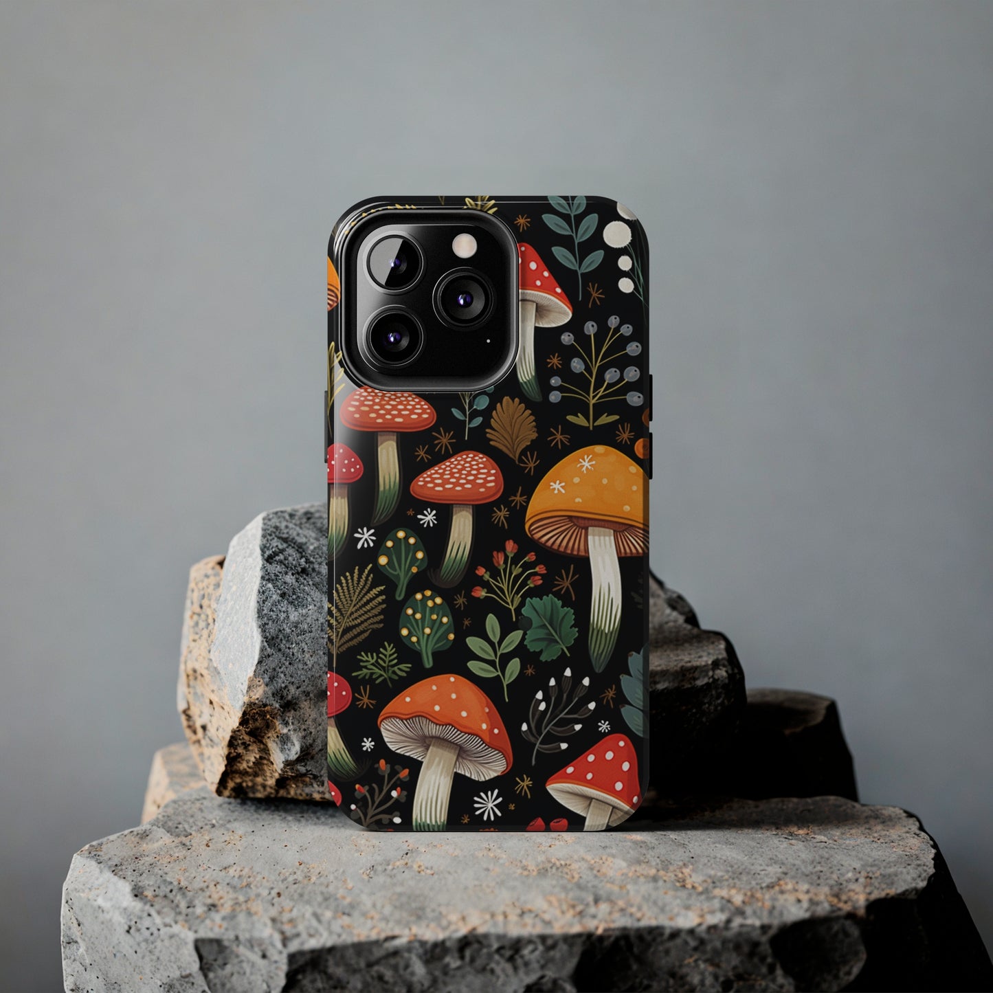 Psychedelic Magic Mushrooms Phone Case | Dive into Vintage Vibes