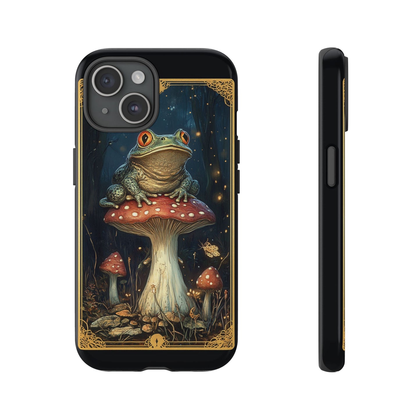 Tarot card frog phone case for iPhone 15