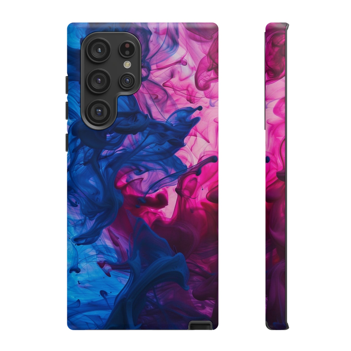 Magenta and Blue Color Explosion Phone Case