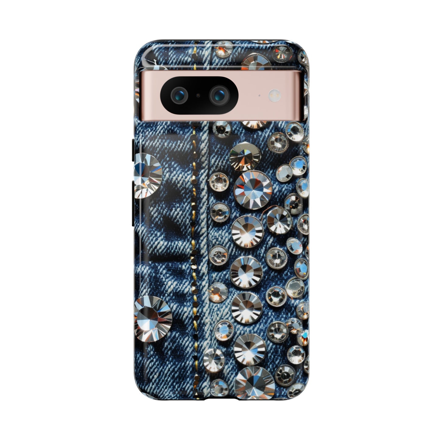 Blue Jean Queen Rhinestone Bling Phone Case