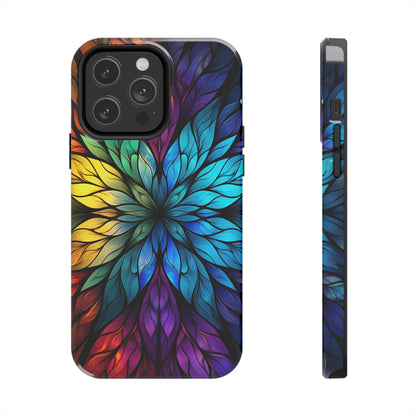 Trippy Psychedelic Colorful Flowers Floral Aesthetic Phone Case