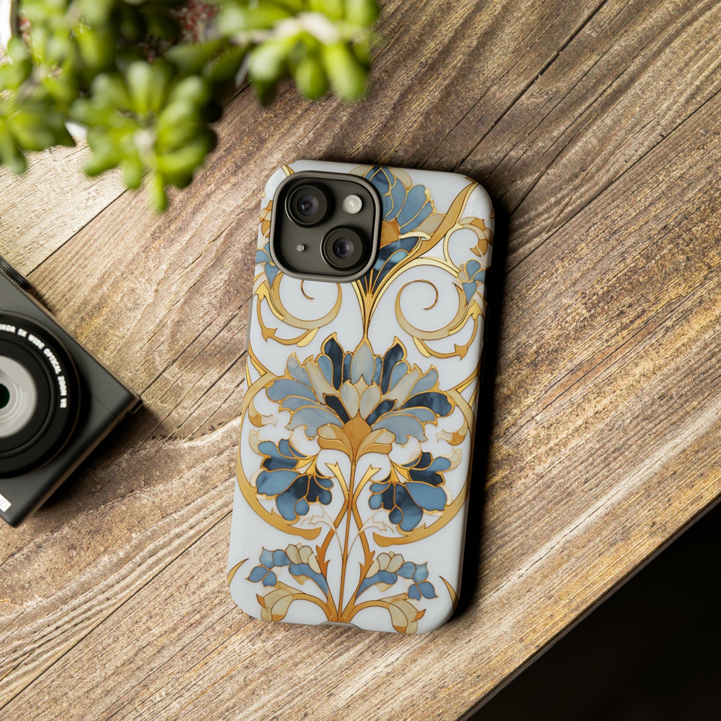 Golden Era Elegance: Art Deco Phone Case