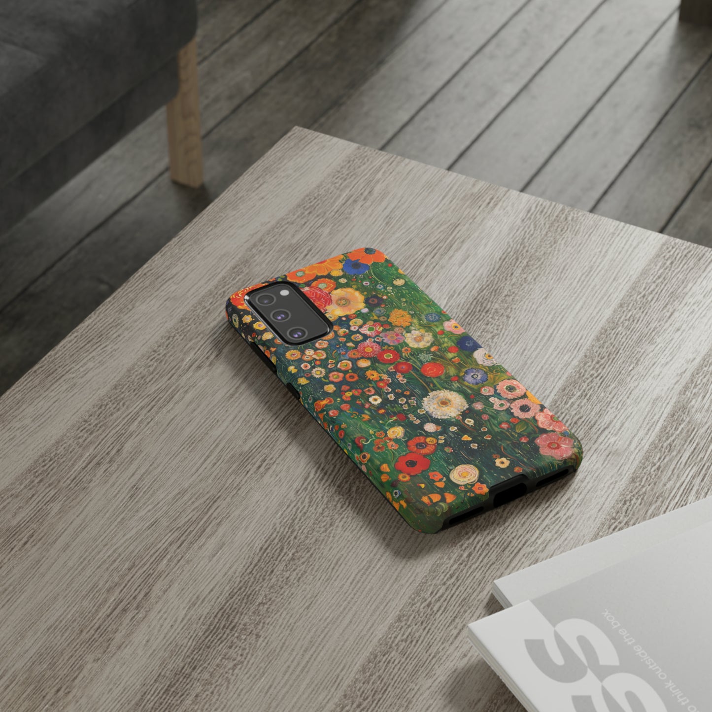 Gustav Klimt Style Flower Garden Painting Phone Case