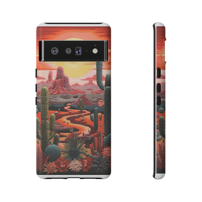 Cactus Desert Sunset Phone Case