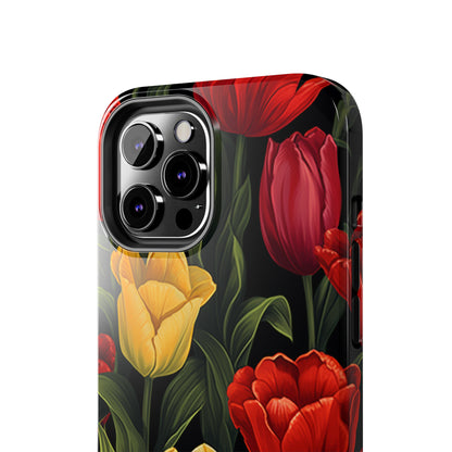 Tulip Floral Aesthetic iPhone Case | Embrace the Beauty of Nature in Full Bloom