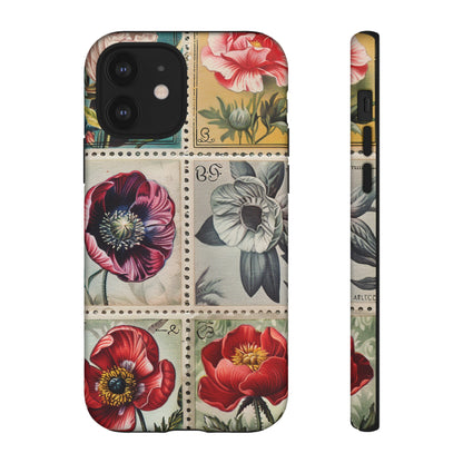 Vintage Floral Stamps Phone Case