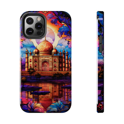 Taj Mahal Silhouette iPhone Case | Royal Elegance for Models 11 through 14 Pro Max