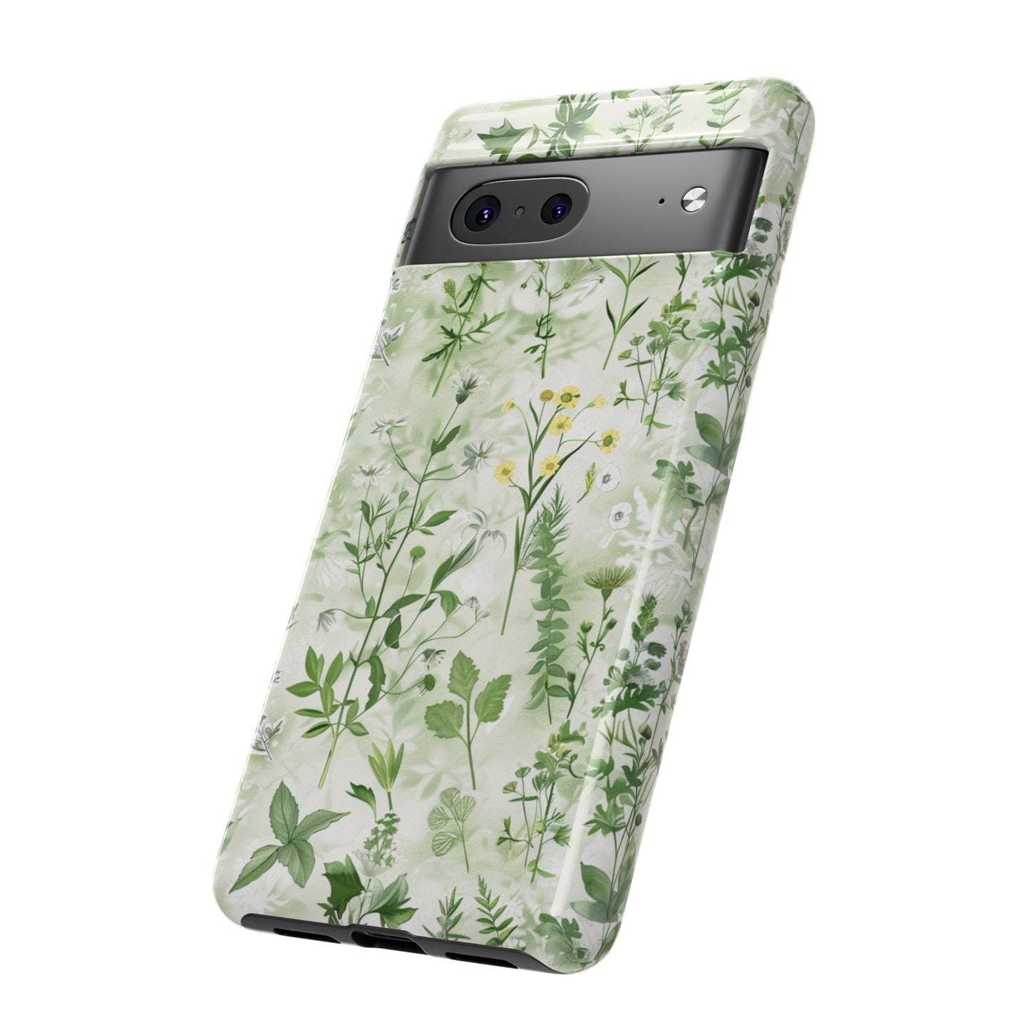 Floral Sage Green Wildflower Phone Case