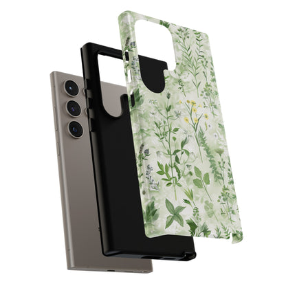 Floral Sage Green Wildflower Phone Case