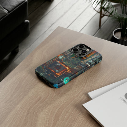 Circuit Board Themed Tough Phone Case