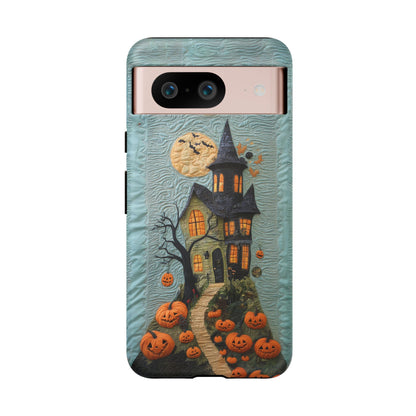 Google Pixel cases with vintage embroidery art