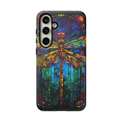 Art Deco Stained Glass Dragonfly Phone Cover