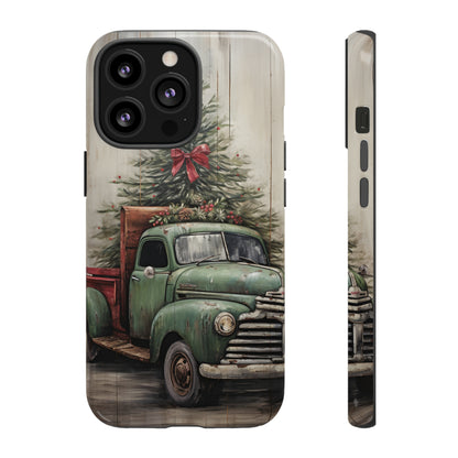 Christmas Pickup Truck Phone Case for iPhone