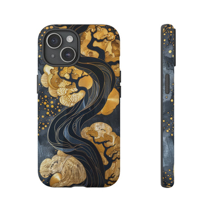 Gold and Silver Tree of Life Design Phone Case