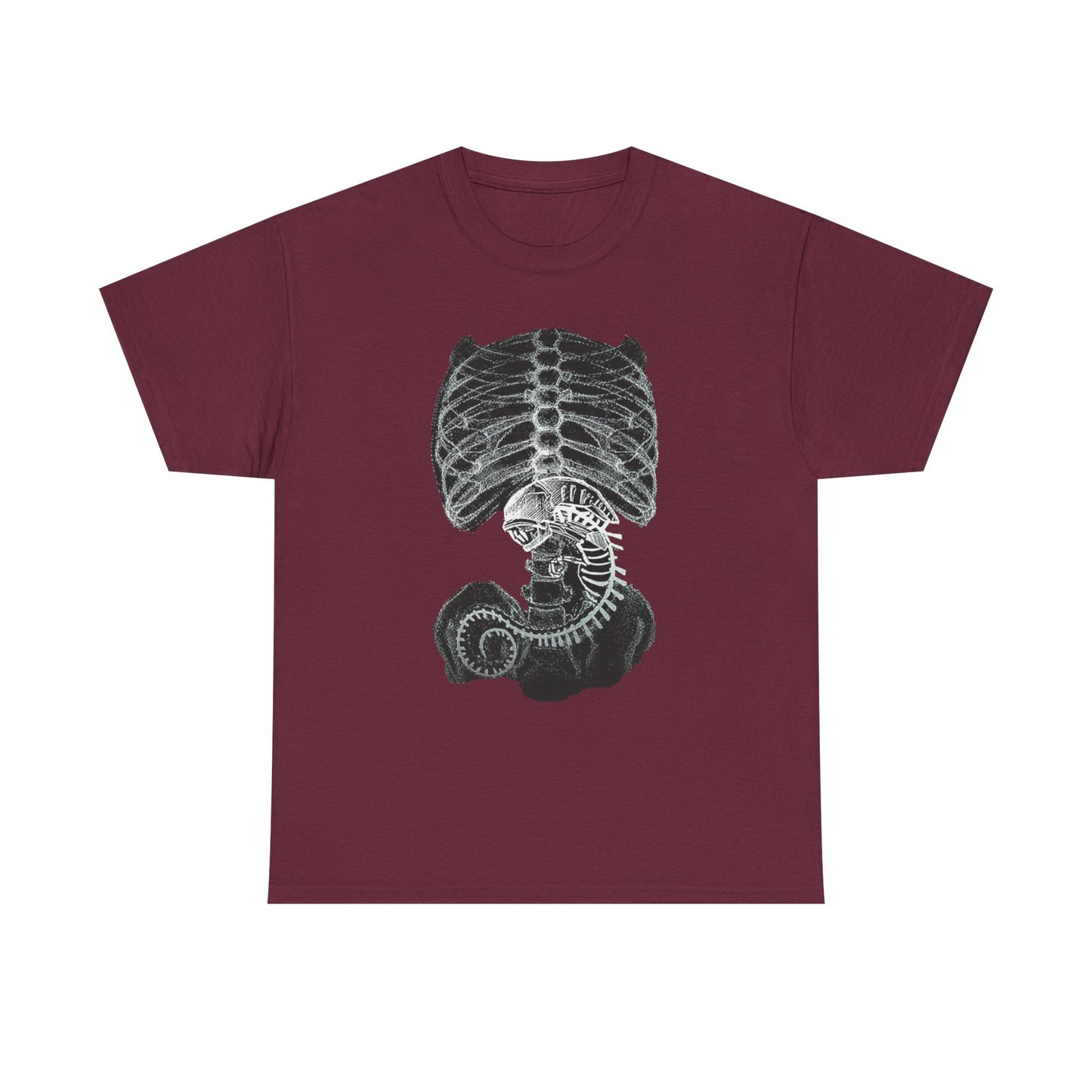 Alien Creature X Ray Sci Fi T Shirt Retro Space Tee