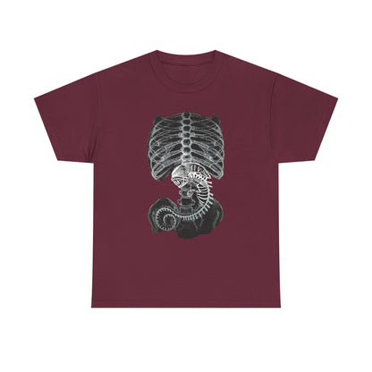 Alien Creature X Ray Sci Fi T Shirt Retro Space Tee