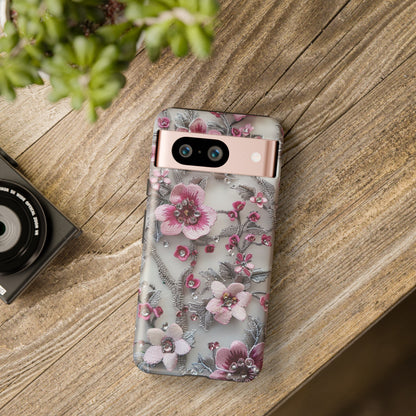 Coquette Aesthetic Floral Art iPhone 12 Case