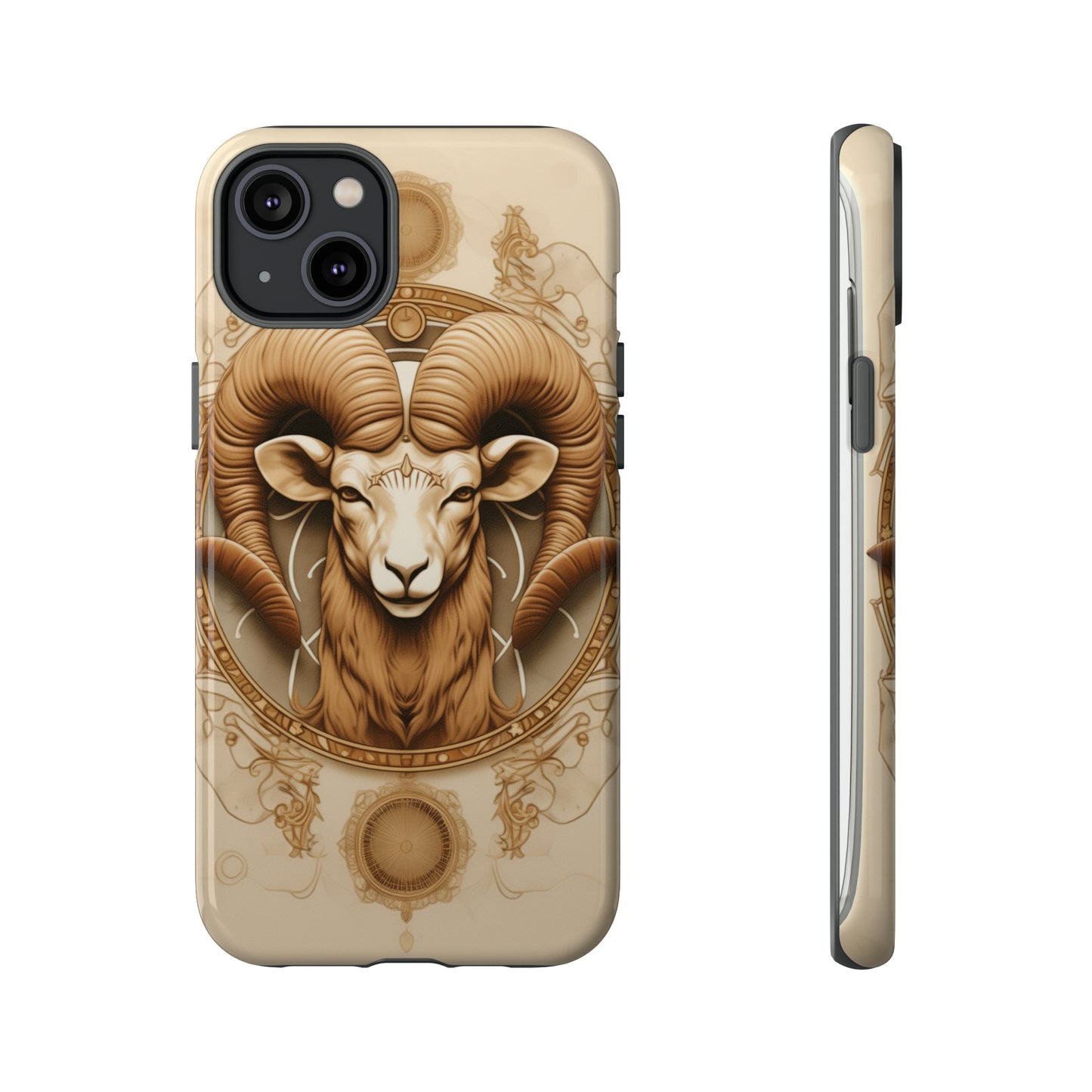 Aries Astrology Stained Glass Phone Case