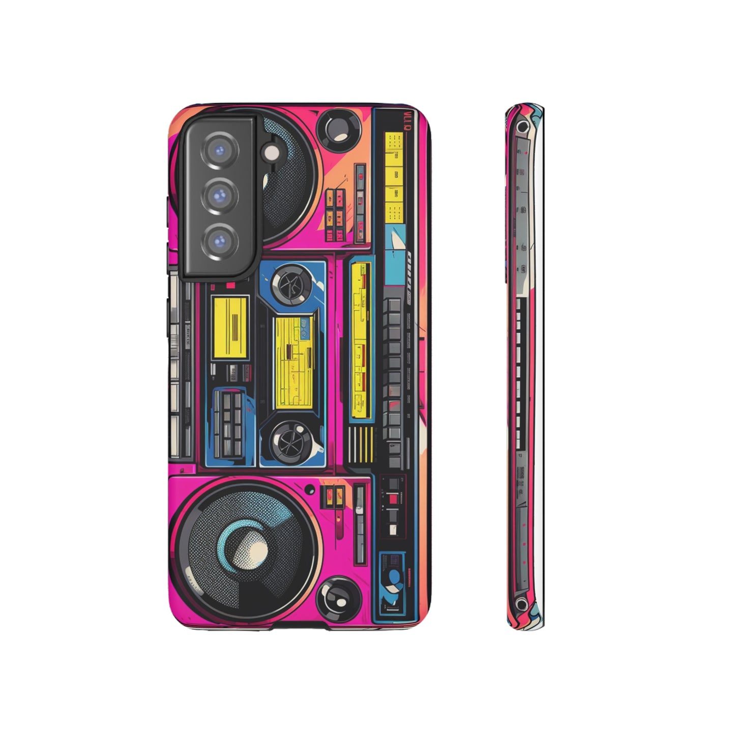 Boombox Hip Hop Music iPhone Case | Embrace Retro Vibes with Urban Beats for Google Pixel, iPhone, and Samsung Cases