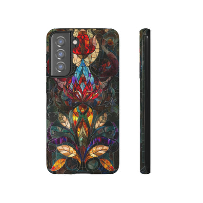 Art Deco Stained Glass floral Phone Case