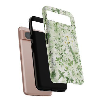 Floral Sage Green Wildflower Phone Case